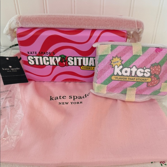 kate spade Other - Kate spade sticky situation bag with coin holder. Both NWT. W/dust bag.